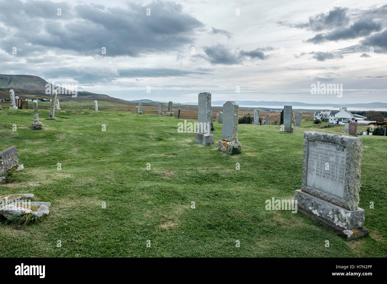 Kilmuir Graveyard, Isle of Skye, Trotternish, Scotland Stock Photo Alamy
