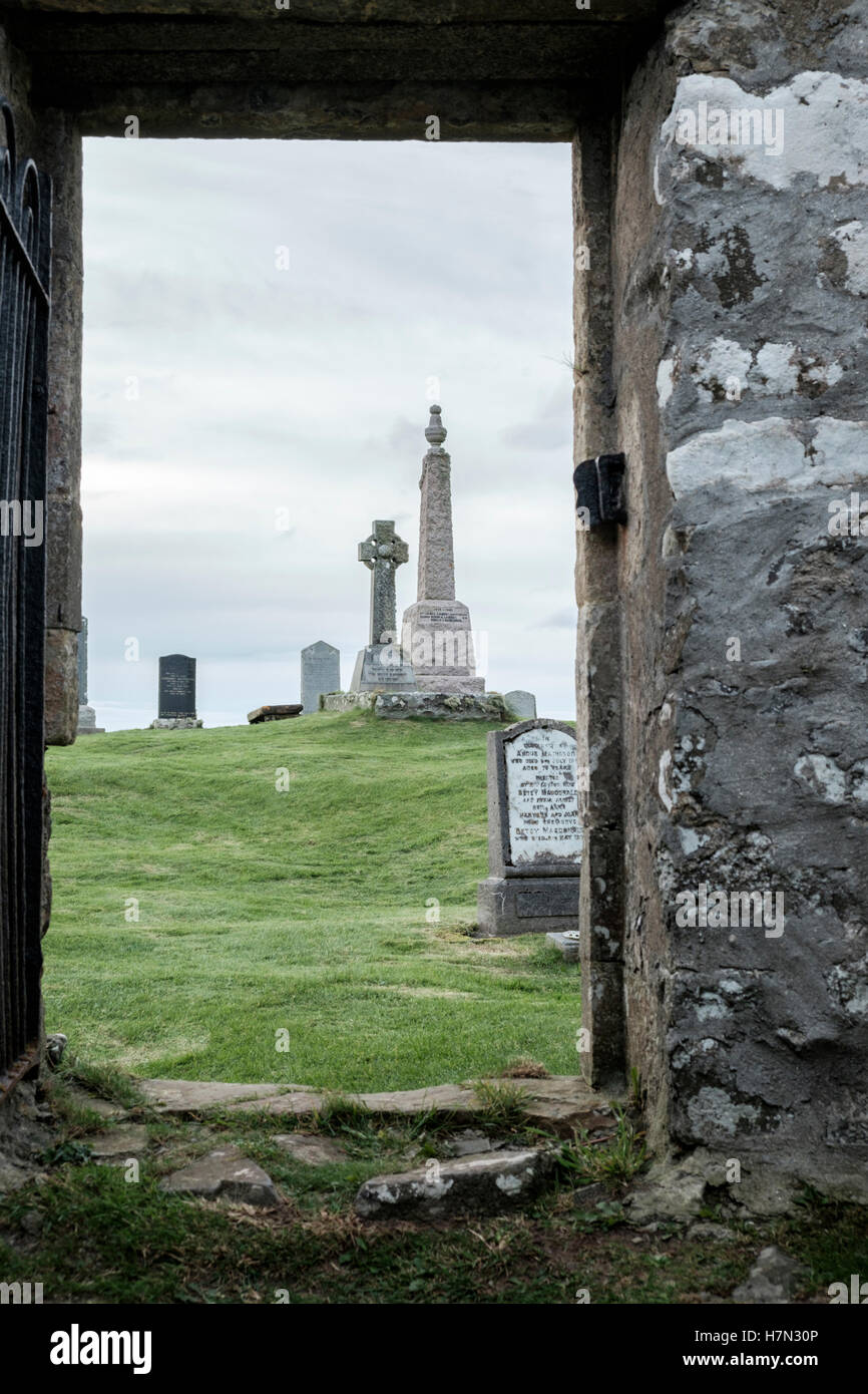 Kilmuir Graveyard, Isle of Skye, Trotternish, Scotland Stock Photo Alamy
