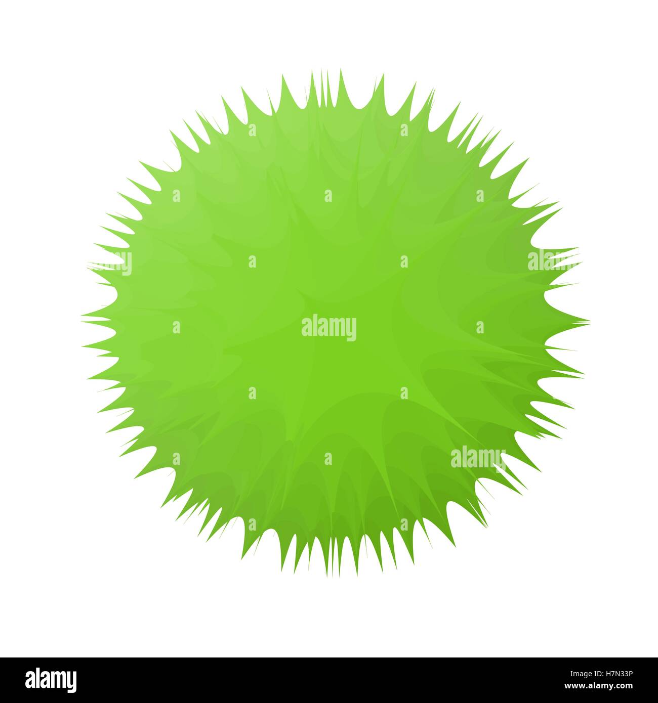 Abstract green studded sphere Stock Vector
