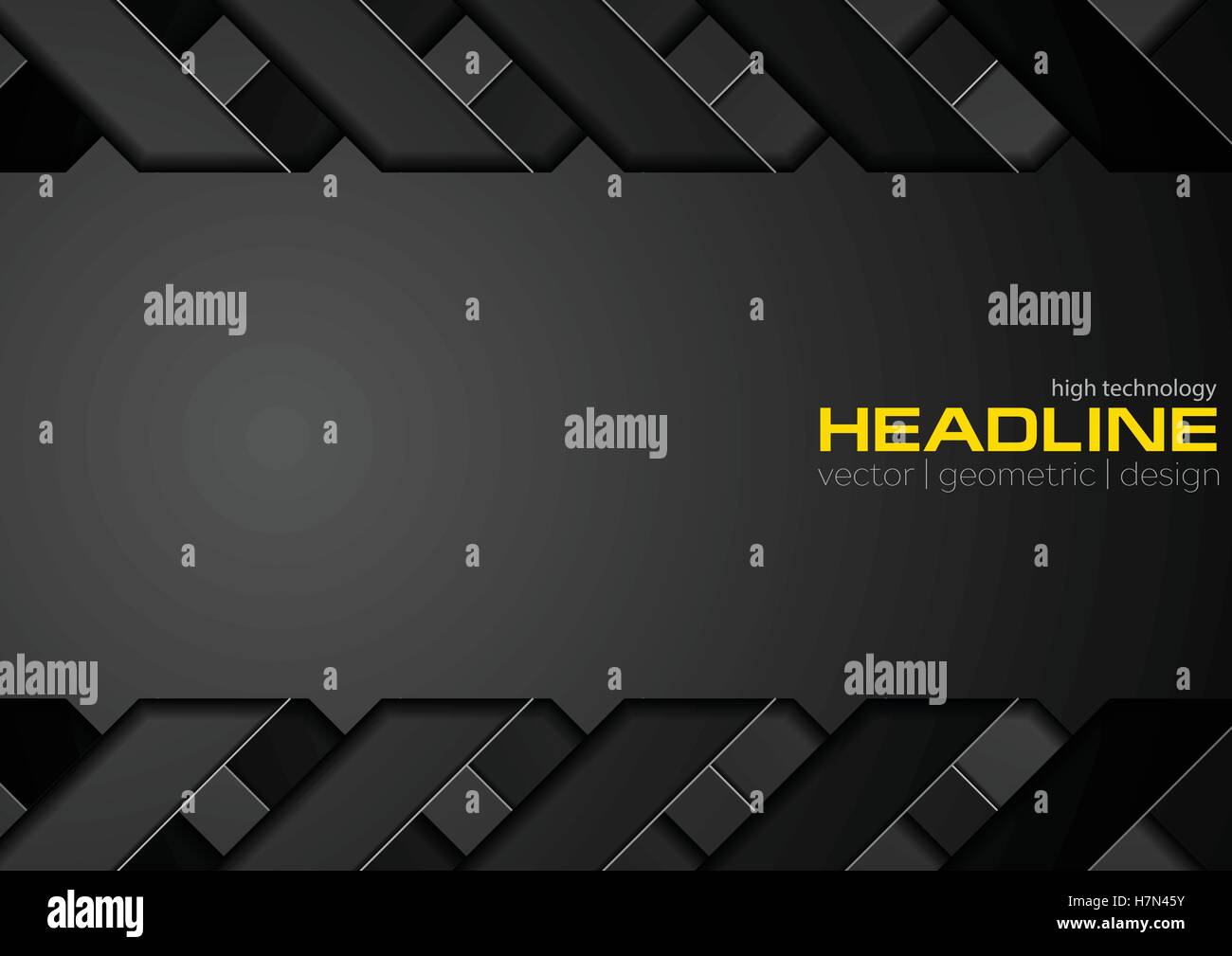 Black abstract concept technology background. Vector design Stock ...