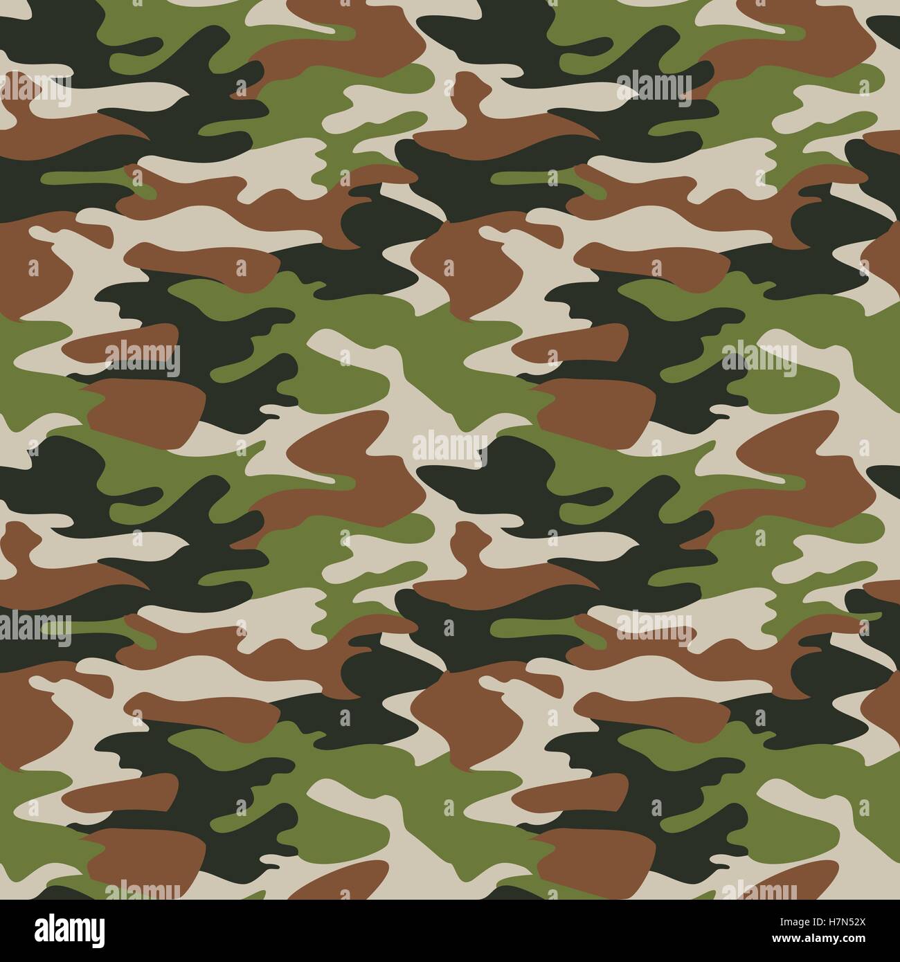 Camouflage pattern background seamless vector. Camo military clothing ...