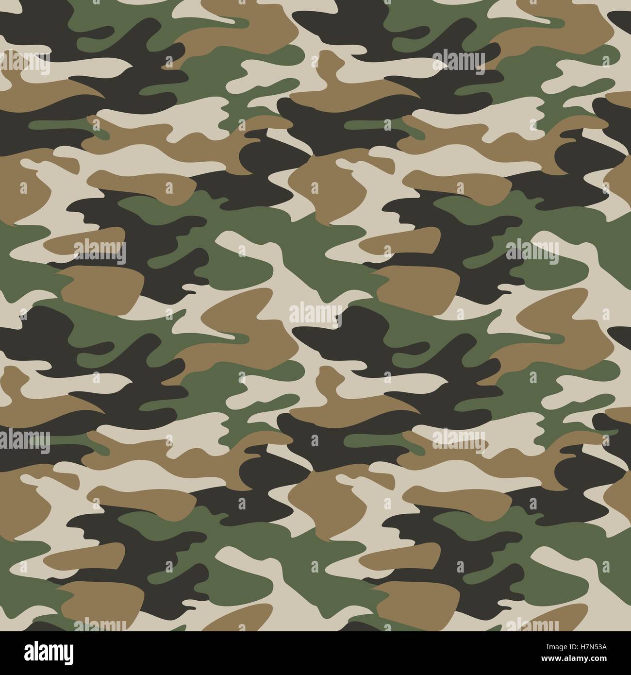 Camouflage pattern background seamless vector. Camo military clothing ...