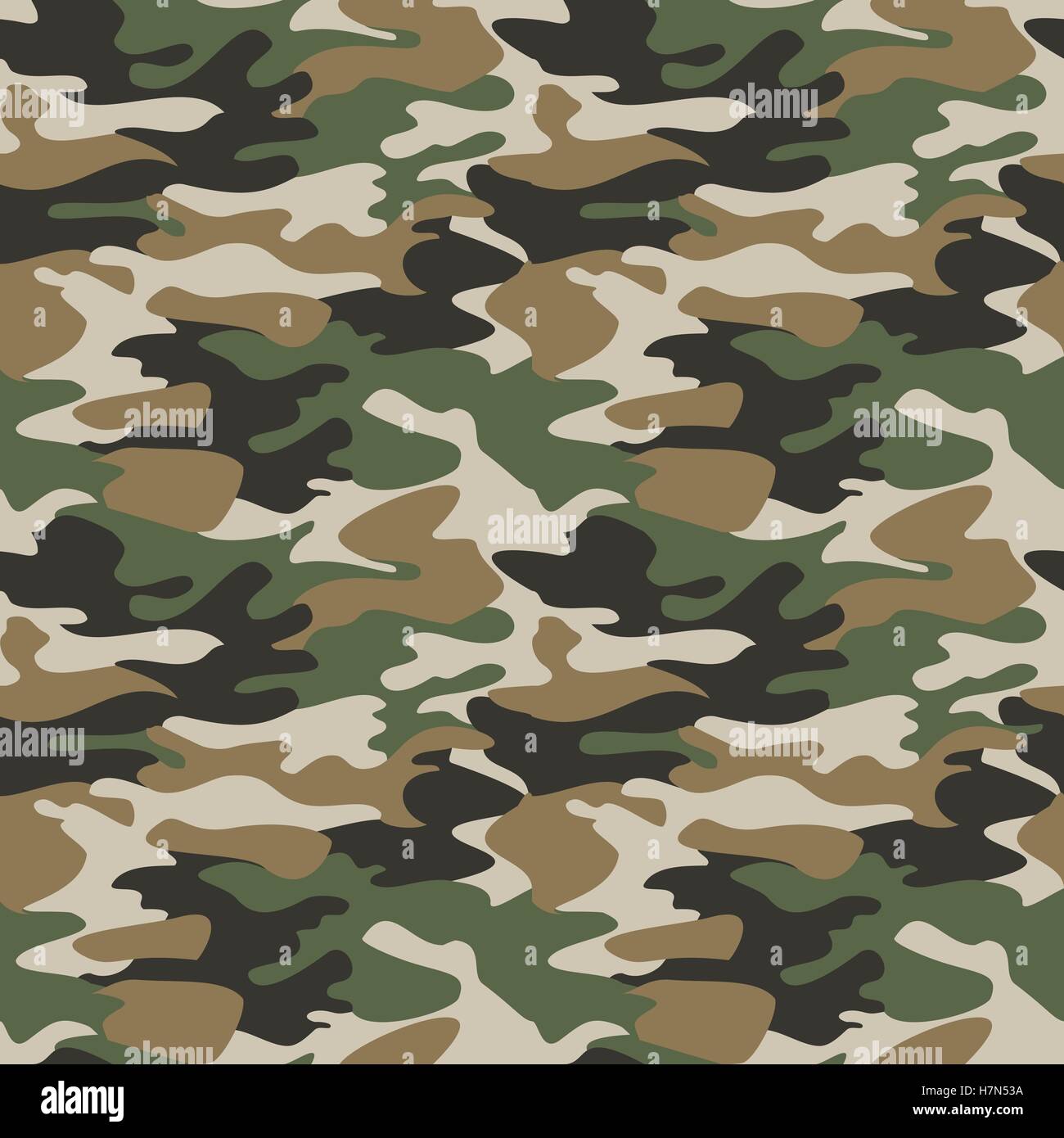 Camouflage Pattern Background Seamless Vector. Camo Military Clothing  Wallpaper Stock Vector Image & Art - Alamy