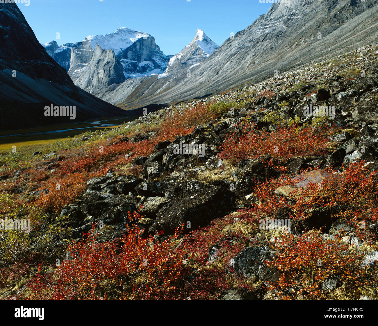 Glacial valley and Arrigech Peak, Gates of the Arctic National Park