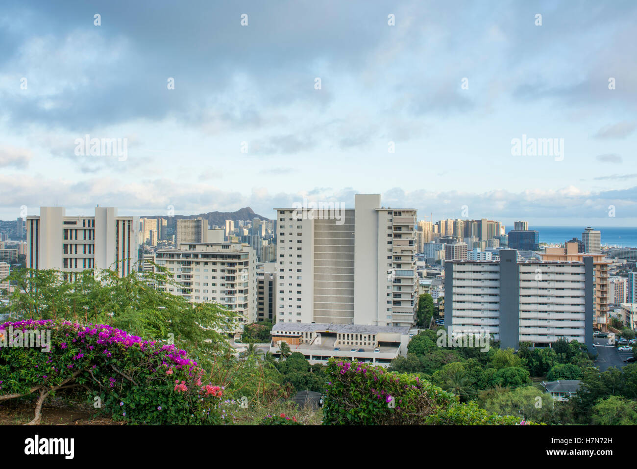 Honolulu Hawaii Punchbowl Crater National Memorial Cemetery of Pacific