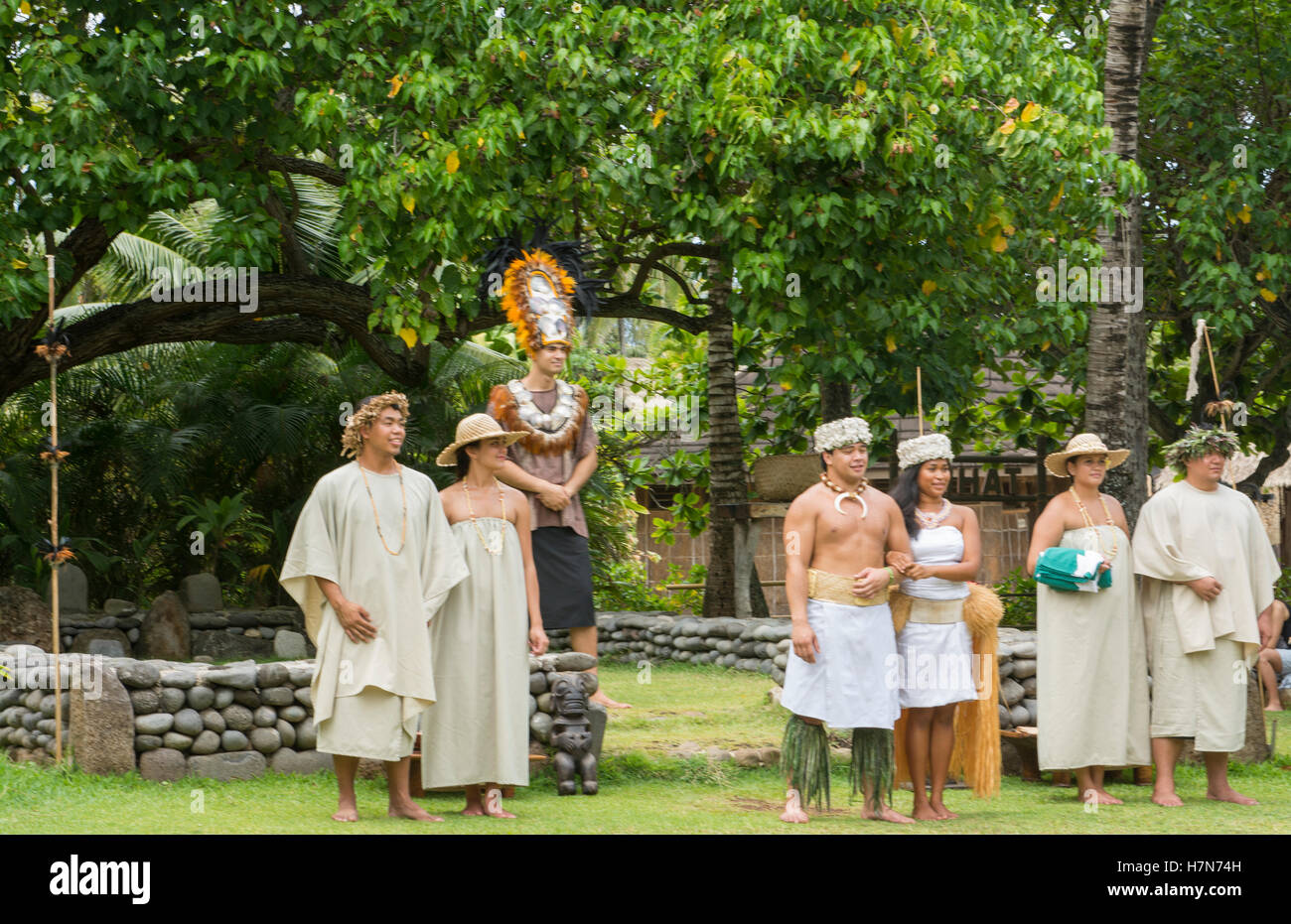 Laie Hawaii Polynesian Cultural Center Wedding Ceremony In