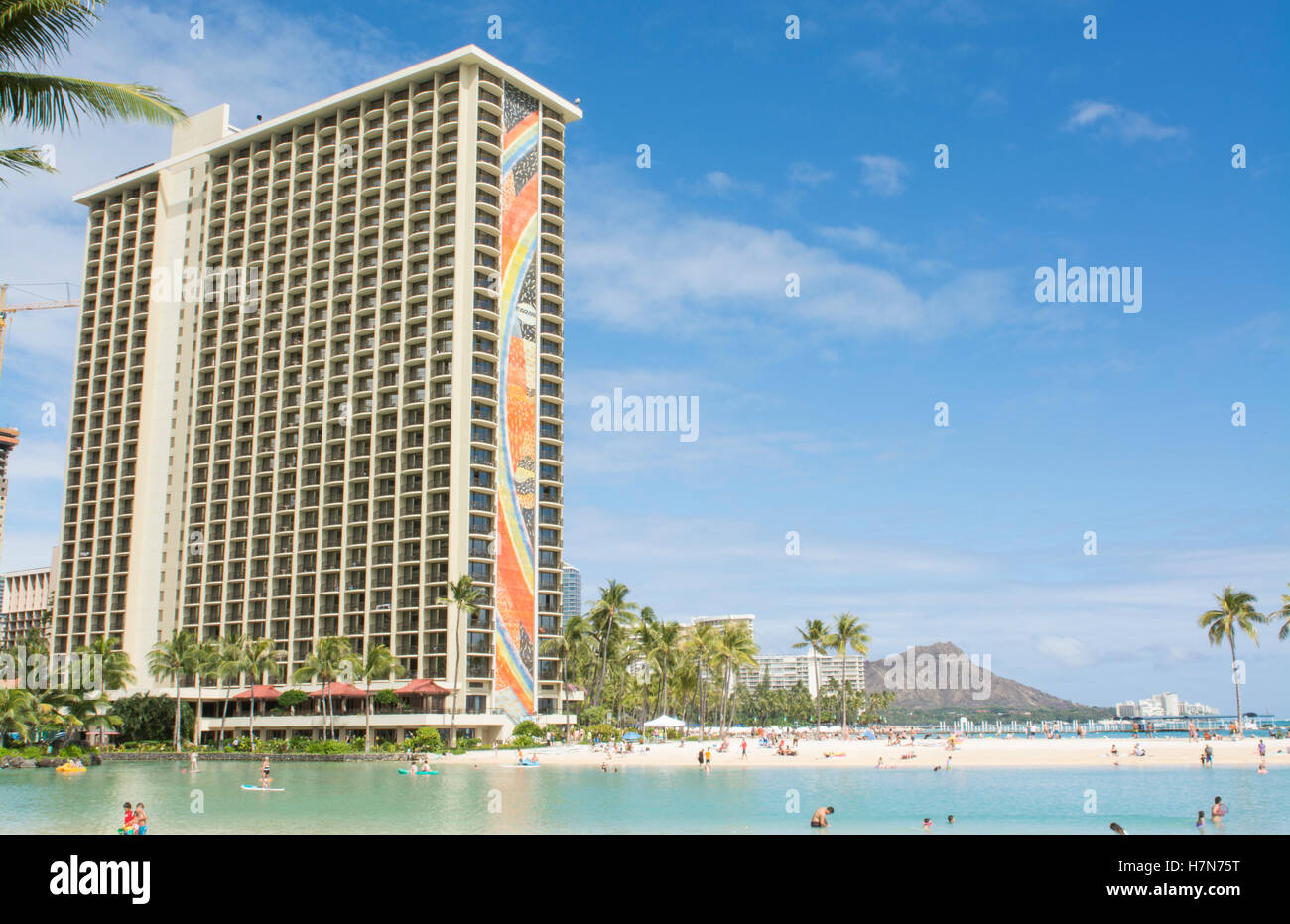 Waikiki beach honolulu hawaii oahu hi-res stock photography and images ...