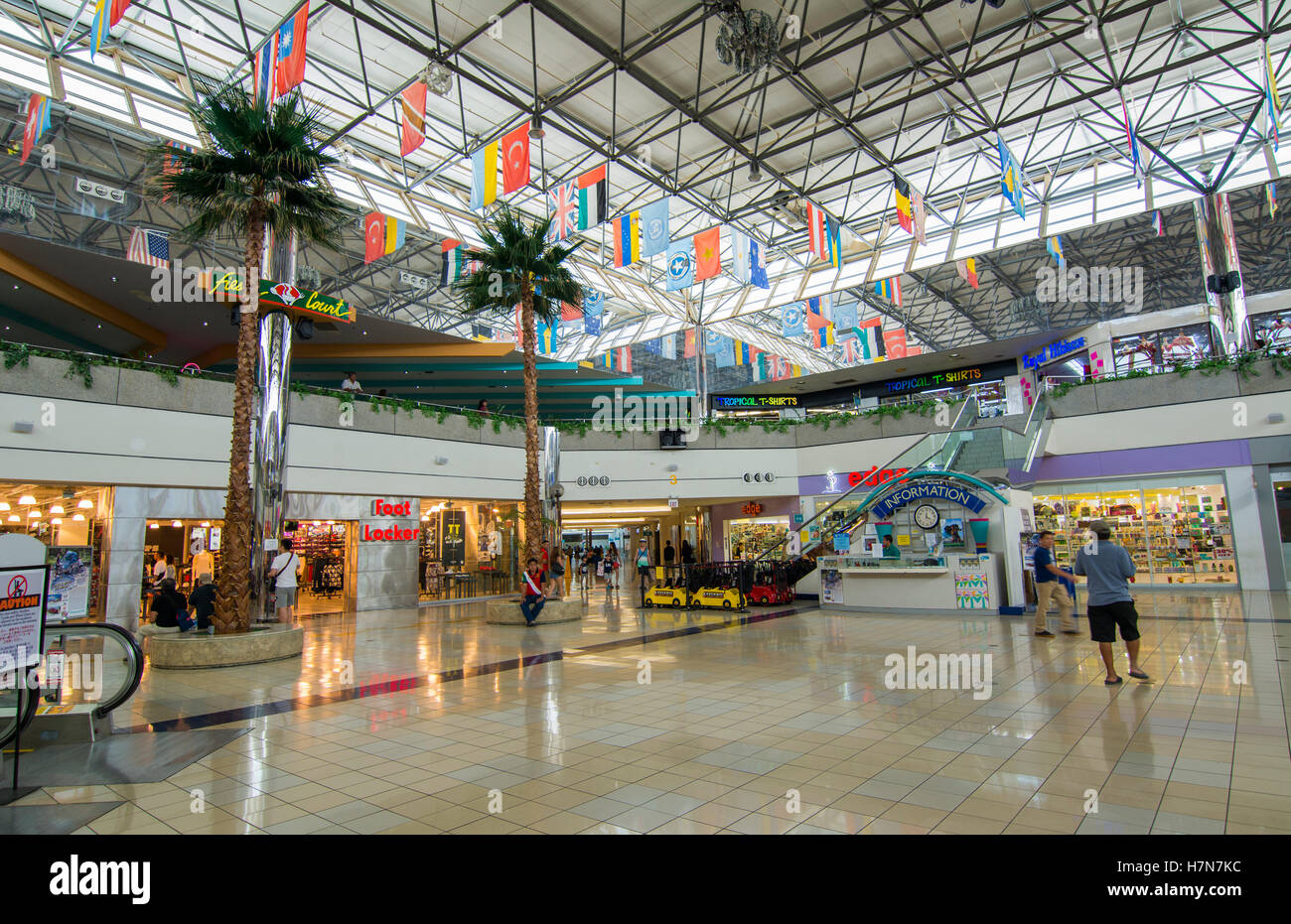 Guam USA Territory Micronesia Mall interior mall for shopping near