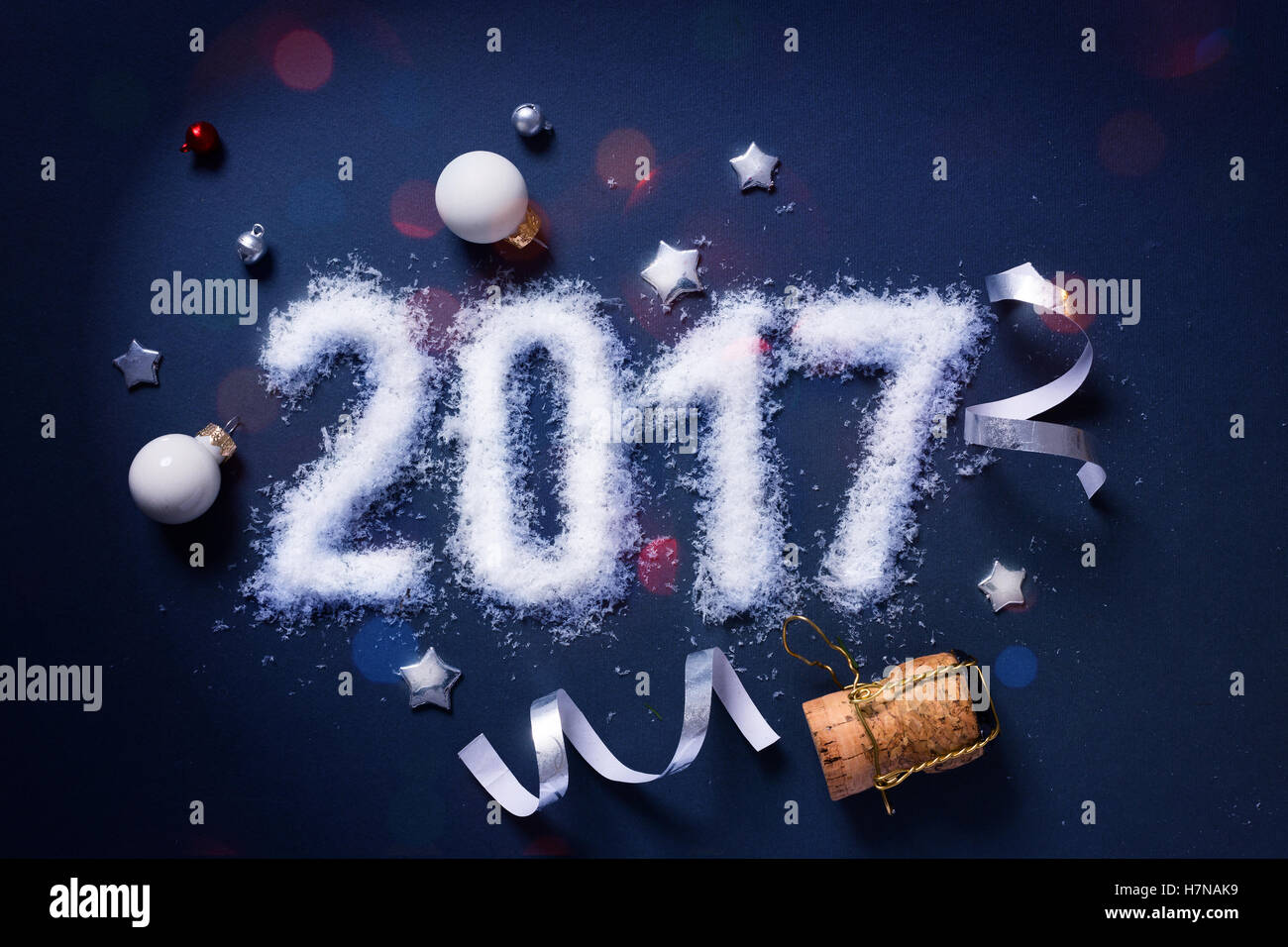 art 2017 Merry Christmas and happy New Years Party background Stock ...