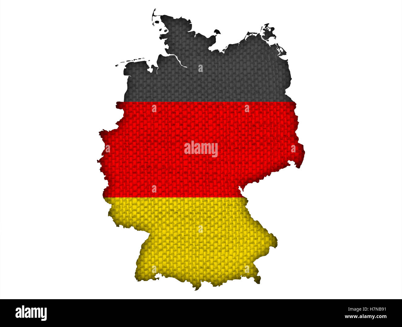 Map and flag of Germany Stock Photo Alamy