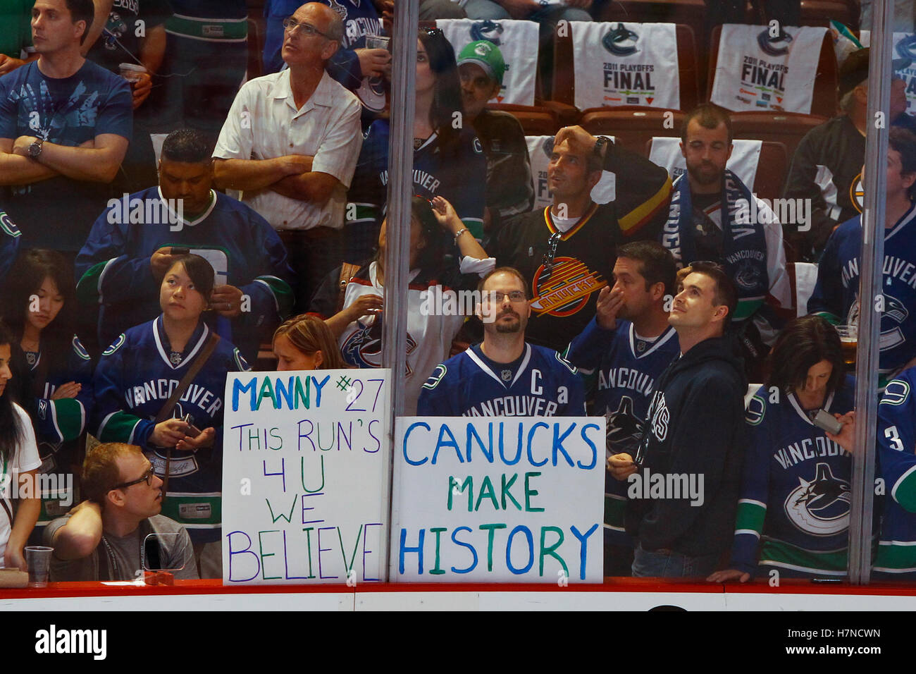 Vancouver Canucks - We miss seeing #Canucks fans and your signs in
