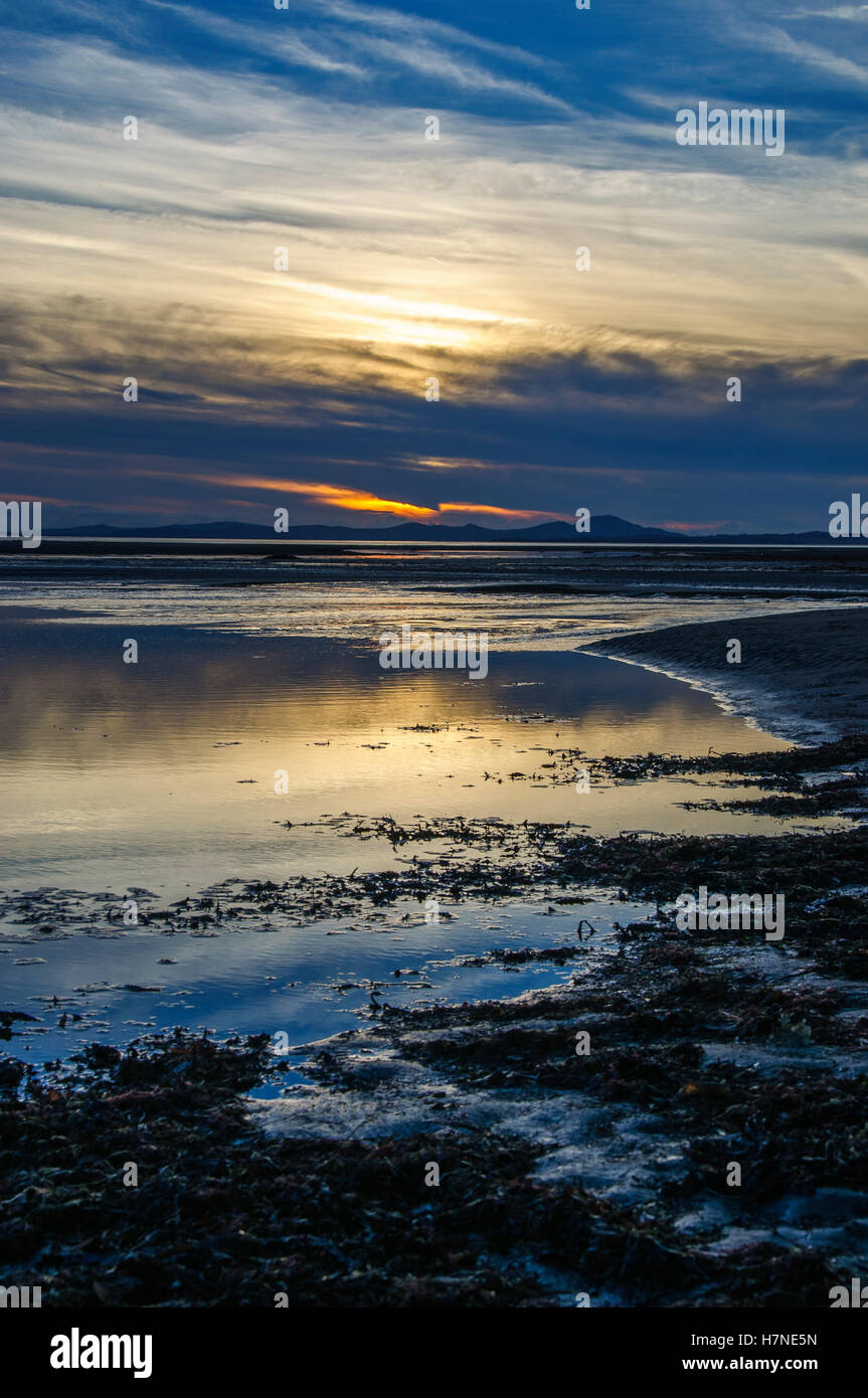 Morfa Bychan Beach, Black Rock Sands Beach. North Wales Stock Photo - Alamy