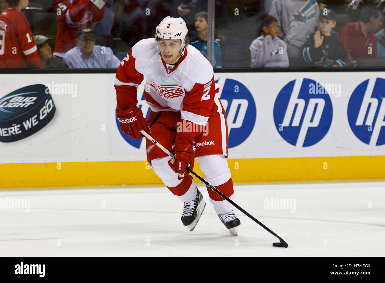 Detroit Red Wings defenseman Brendan Smith (2) during the NHL game Stock  Photo - Alamy