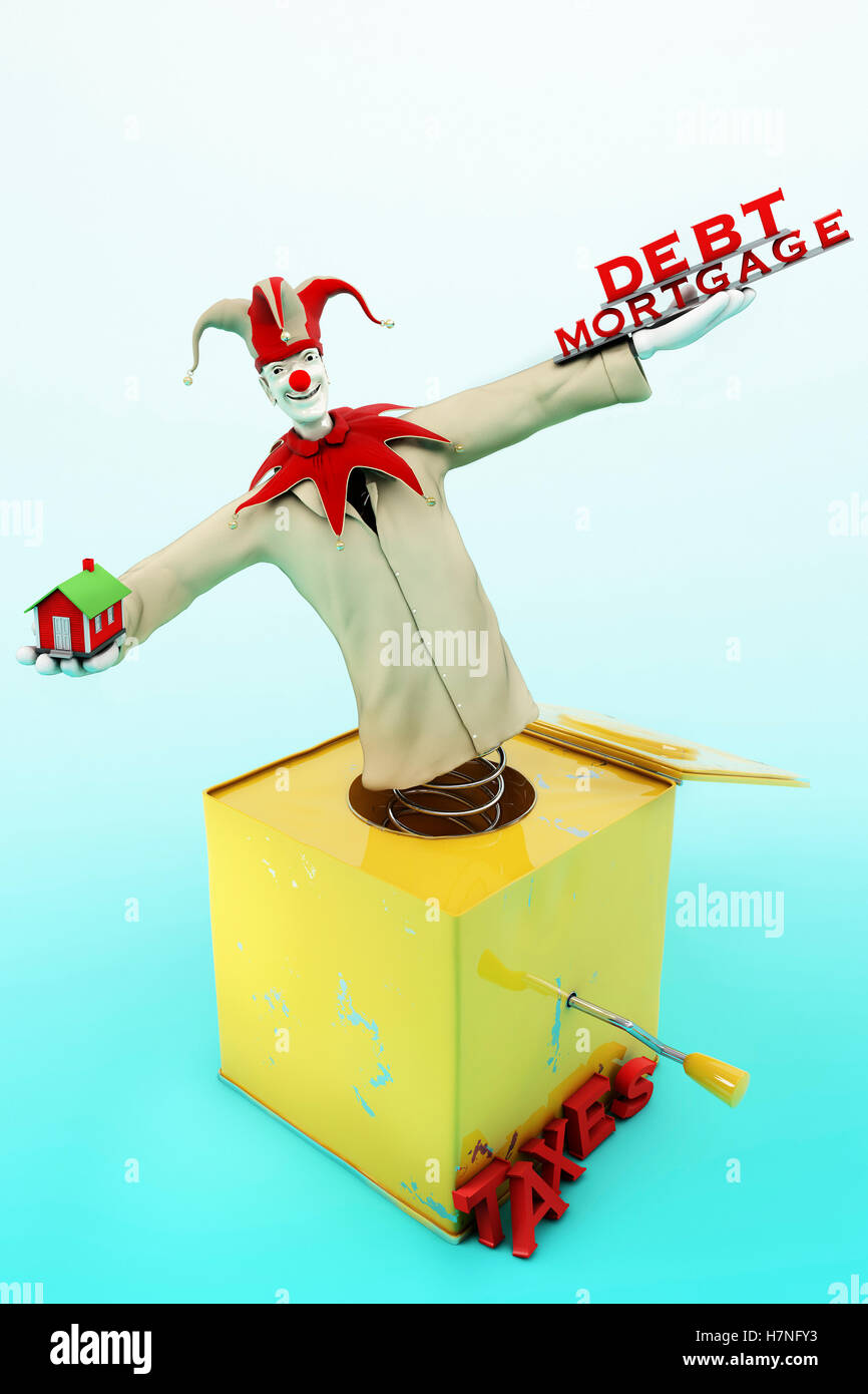 Vintage Jack In The Box Head