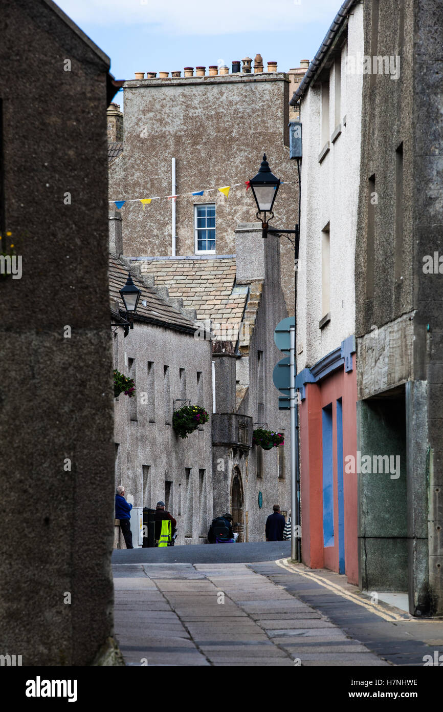 Kirkwall Street, Orkney Stock Photo Alamy