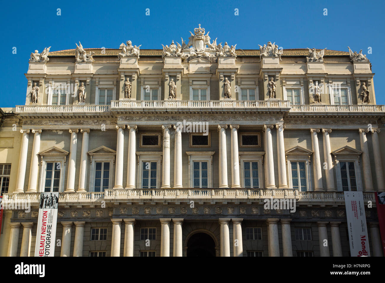 Palazzo Ducale, Piazza Matteotti, historic center. Old Twon. Genoa. Mediterranean Sea. Liguria, Italy Europe Stock Photo