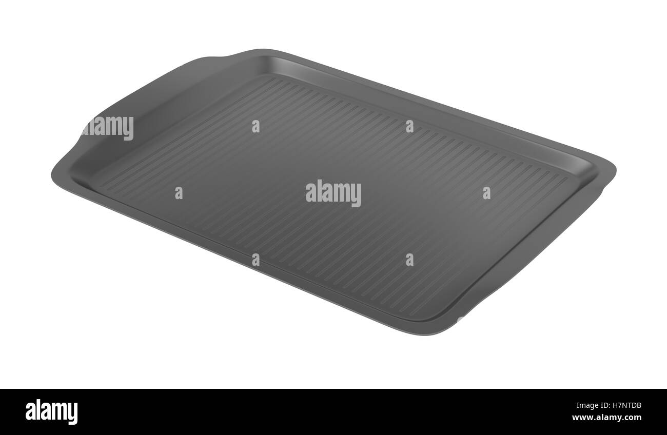 Empty plastic tray isolated on white background Stock Photo Alamy