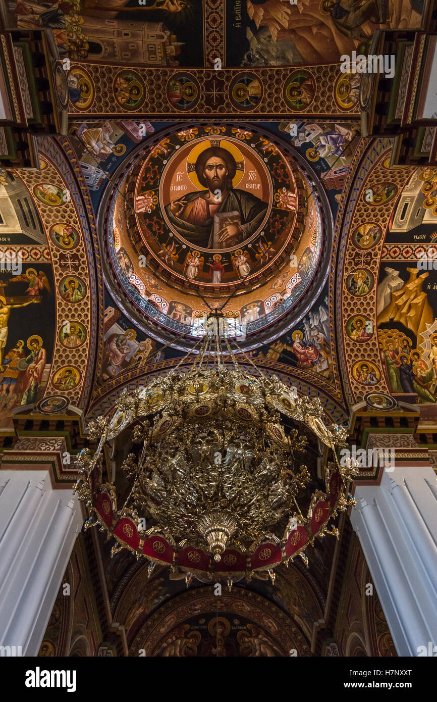 Ceiling greek orthodox church st hi-res stock photography and images ...