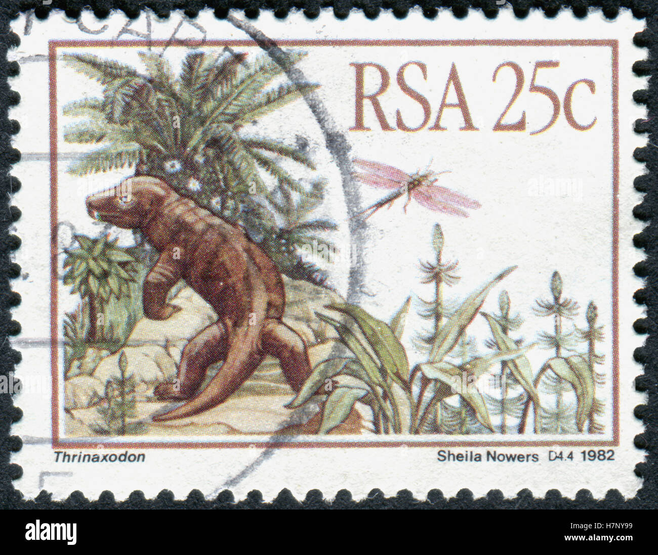 SOUTH AFRICA CIRCA 1982 A stamp printed in South Africa, shows a