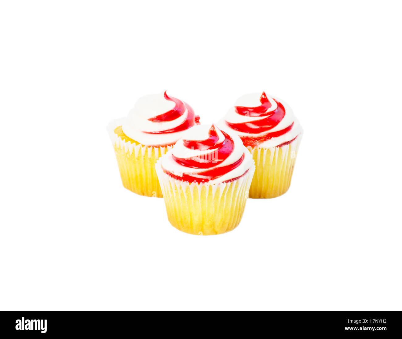 Isolated Cupcakes Stock Photo