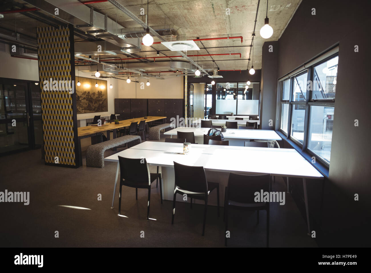 Cafeteria Tables High Resolution Stock Photography And Images Alamy