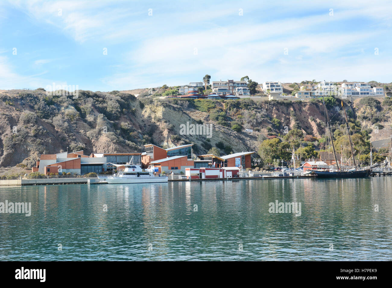 Orange County Ocean Institute. Located in Dana Point Harbor, The Ocean Institute is nationally known for its marine science Stock Photo