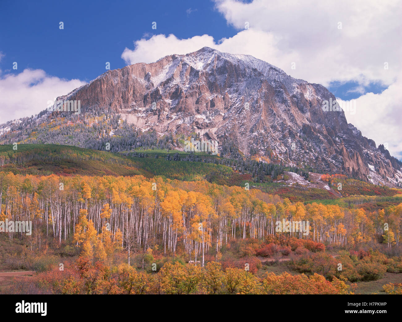 Marcellina Mountain, Raggeds Wilderness, Colorado Stock Photo