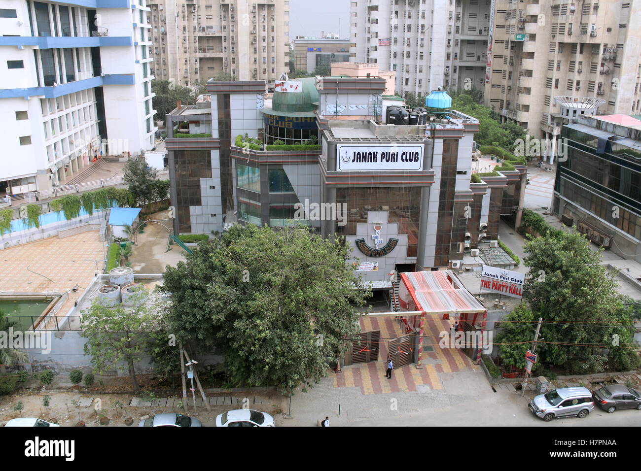 Janak Puri Club, District Centre, Janakpuri West, Delhi, India, Indian subcontinent, South Asia Stock Photo