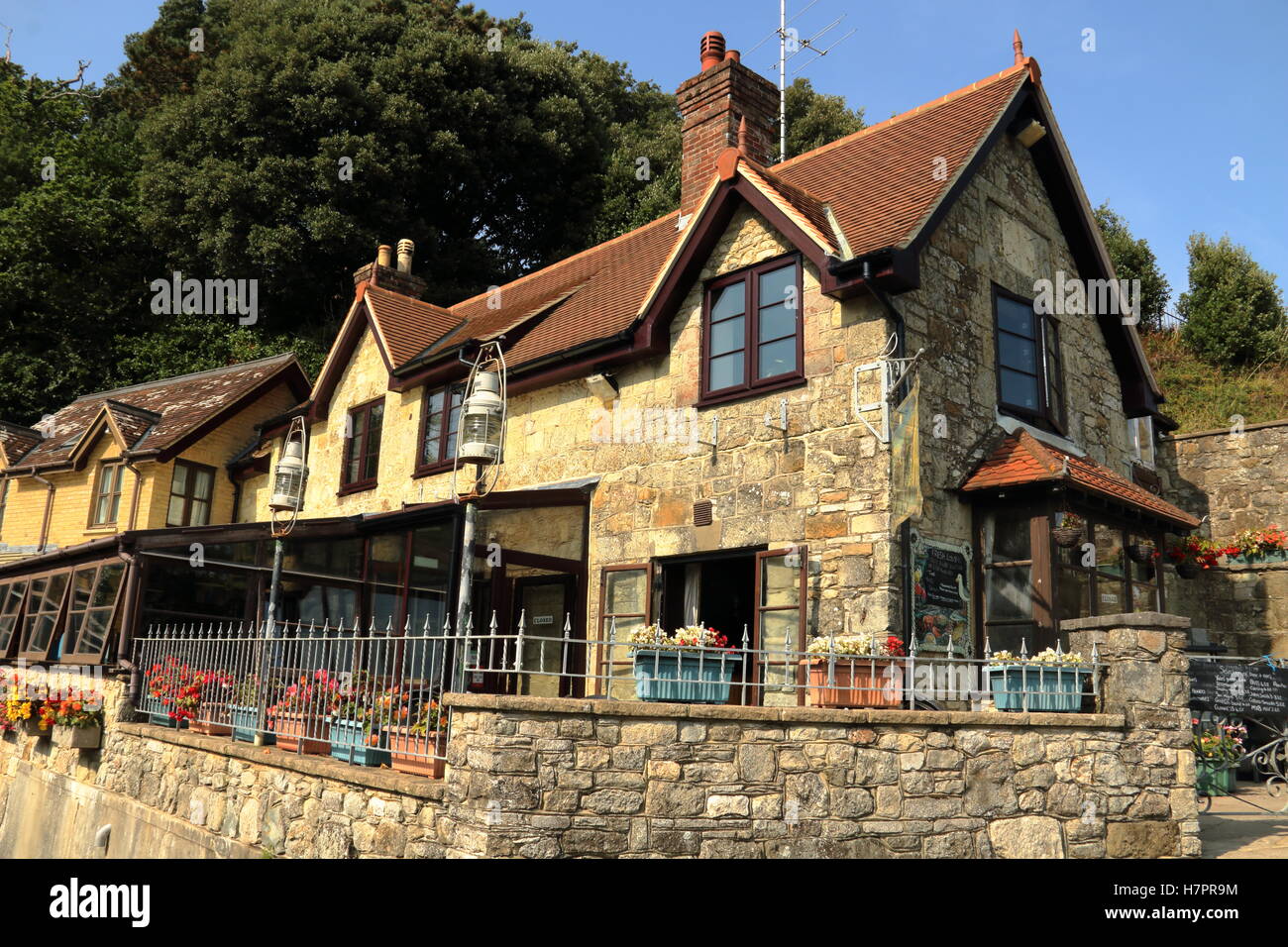 The Chine,Shanklin Old Village,Isle of Wight Stock Photo Alamy