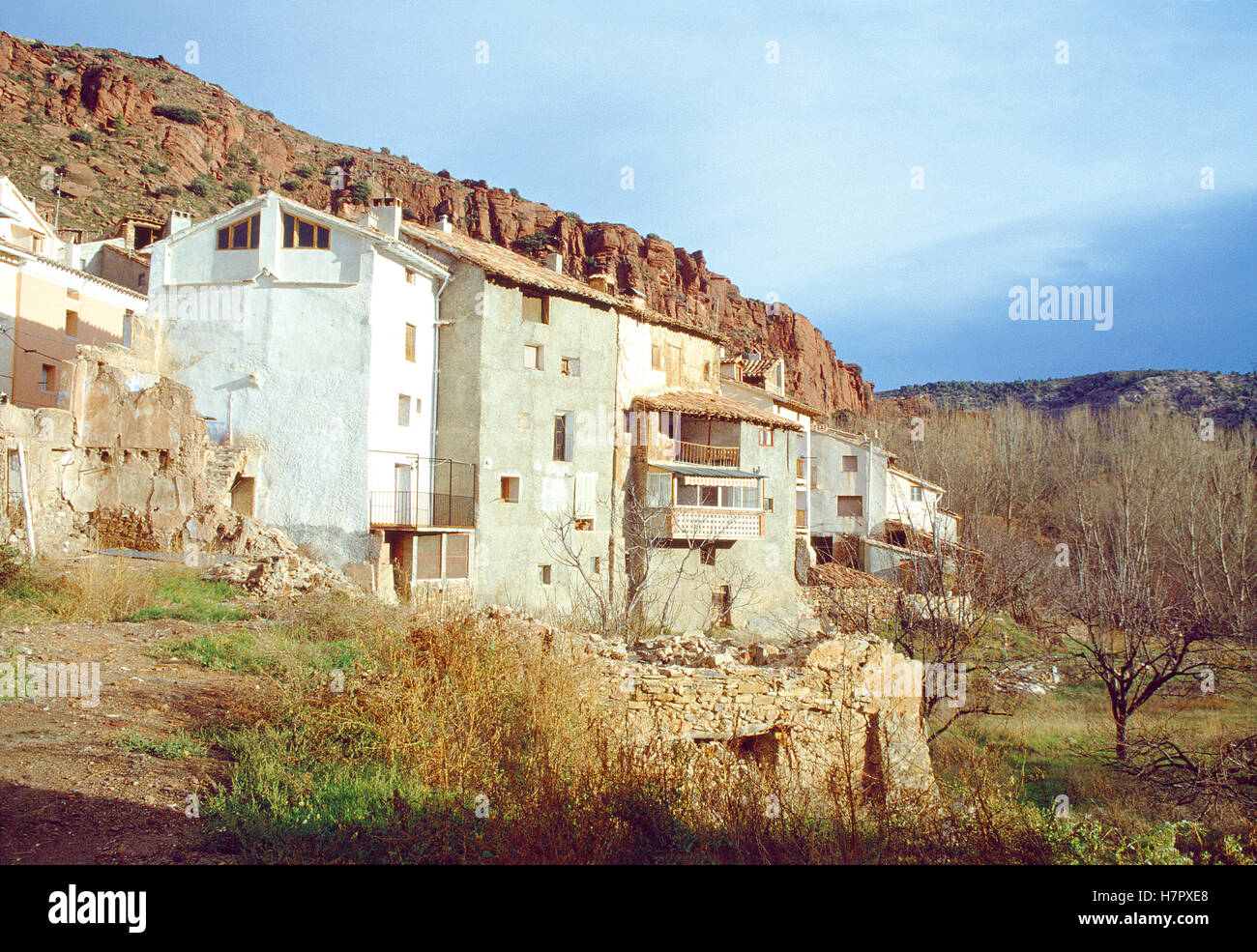Peñarroya district. Montalban, Teruel province, Aragon, Spain. Stock Photo