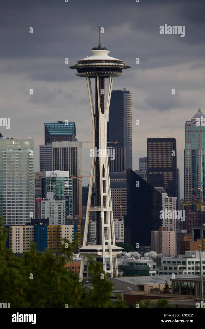 Typical Seattle. Stock Photo