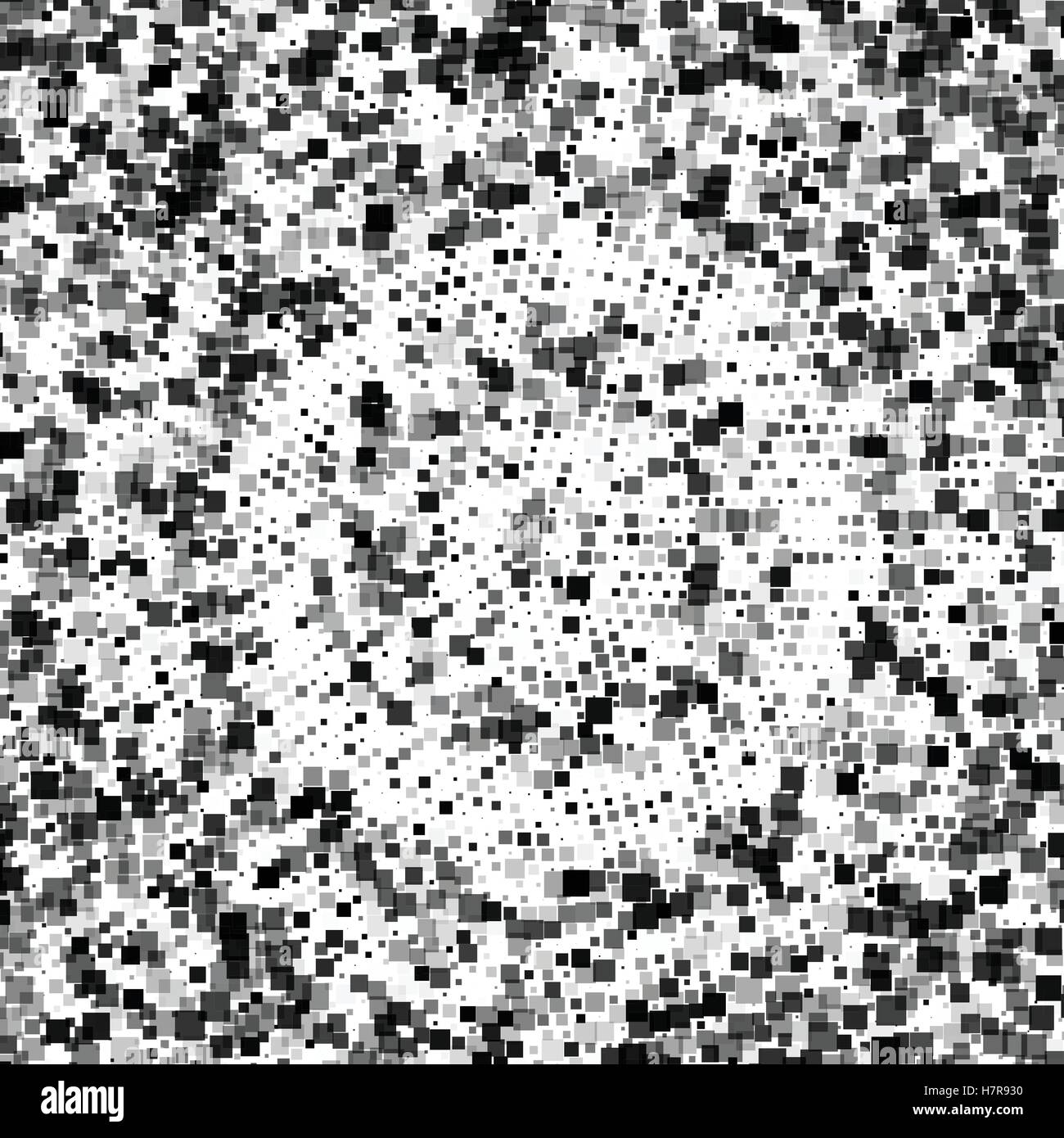 Abstract black and white noise glitch background in high resolution. Noise  overlay. Stock Illustration