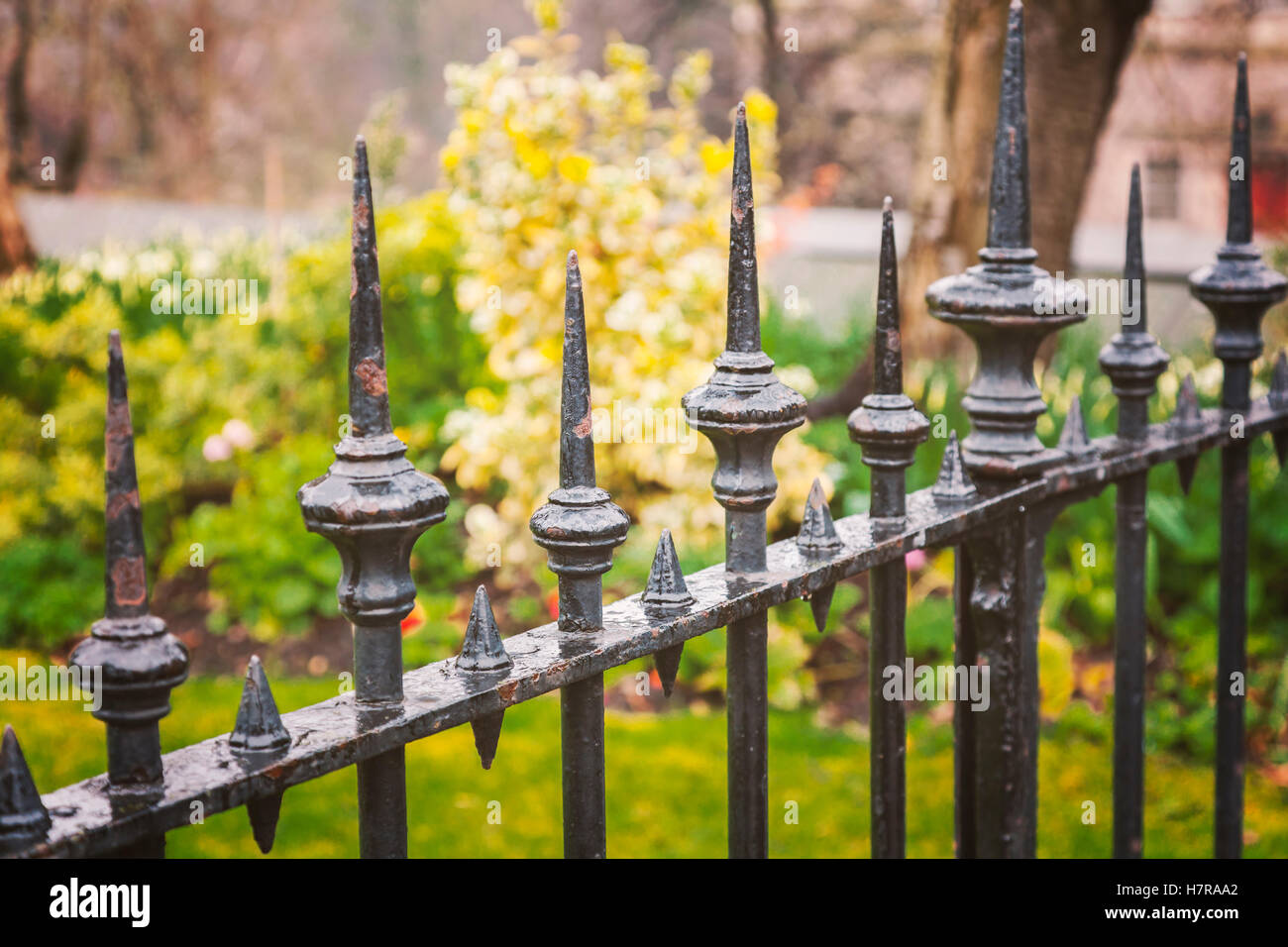 Cast iron fence hires stock photography and images Alamy