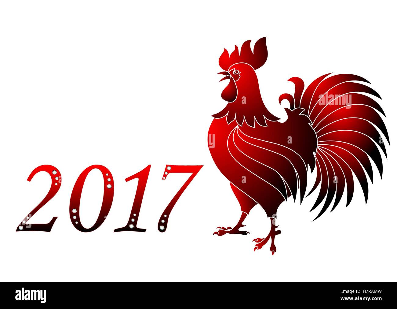 Открытка 2017 вектор