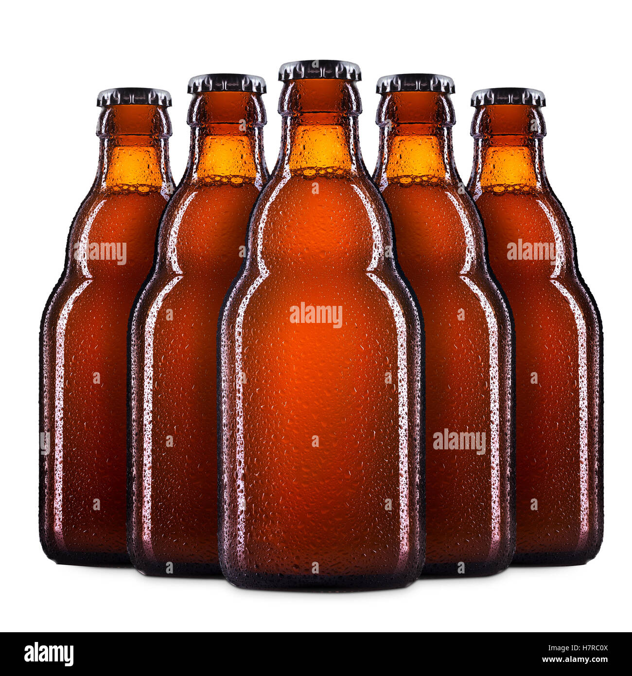 Bottle beer cider clipping path Cut Out Stock Images & Pictures - Alamy