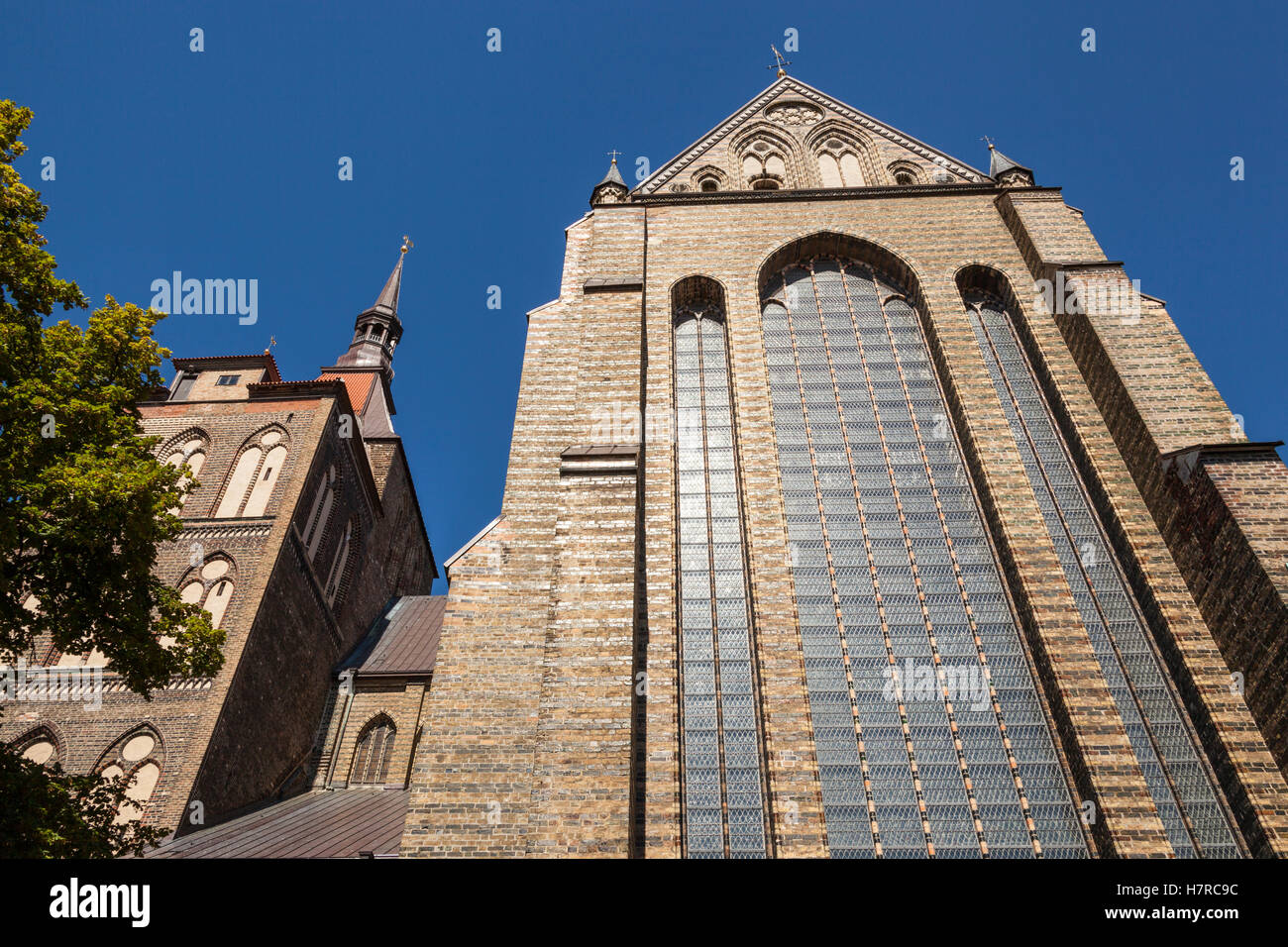 St Mary’s Church, Marienkirche, Rostock, Mecklenburg-Vorpommern, Germany Stock Photo