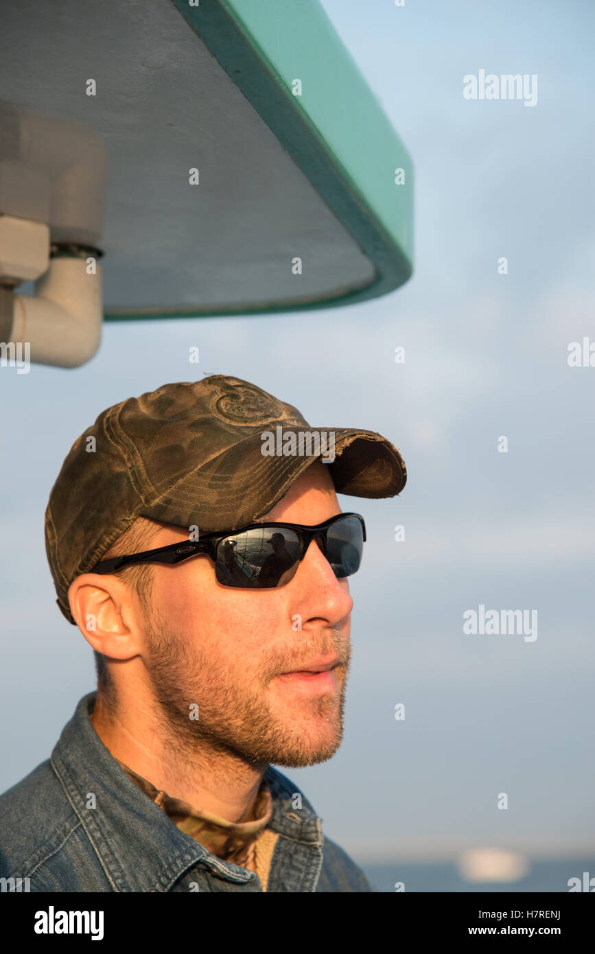 Sunglasses Twenty Something Scruffy Male Stock Photo