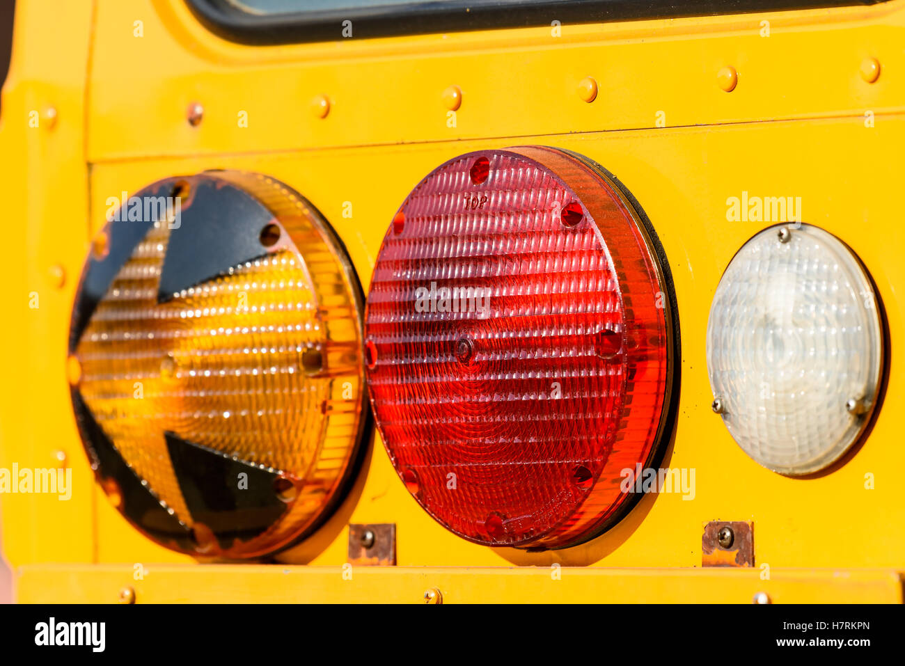 Red And White School Bus High Resolution Stock Photography And Images Alamy