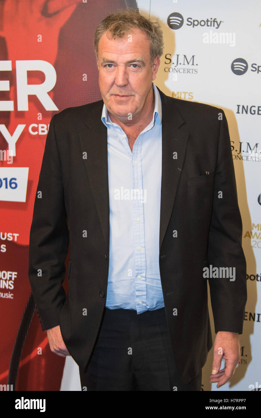 Grosvenor House Hotel, London, November 7th 2016. Luminaries from the music industry gather at the Grosvenor House Hotel for the Music Industry Awards, where this year The Who's Roger Daltrey CBE is honored with the 25th annual MITS award in support of Nordoff Robbins and The BRIT Trust. PICTURED: Jeremy Clarkson Credit:  Paul Davey/Alamy Live News Stock Photo