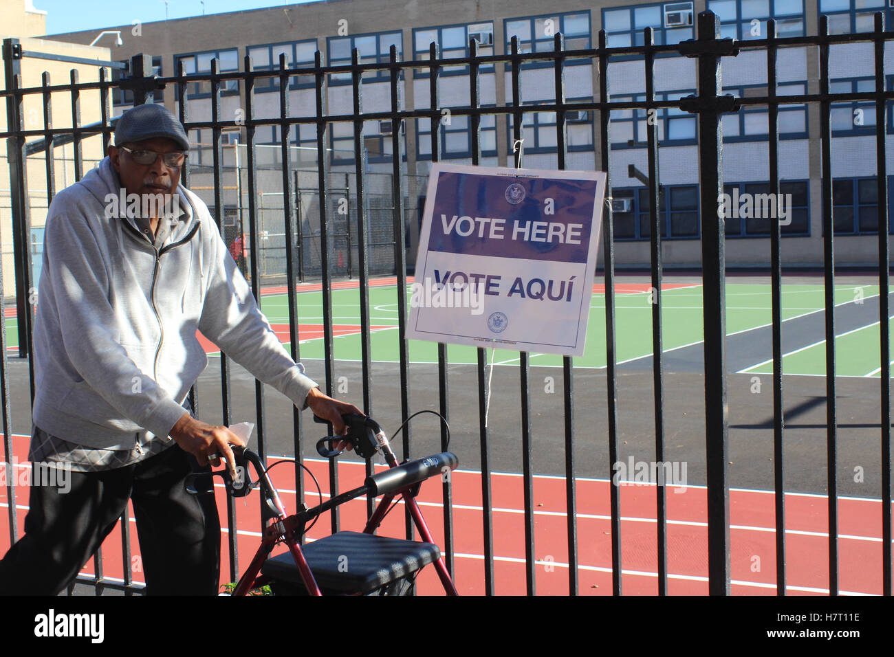 US Election Day Voters Going To Local Polls, Bronx, New York, NY, USA