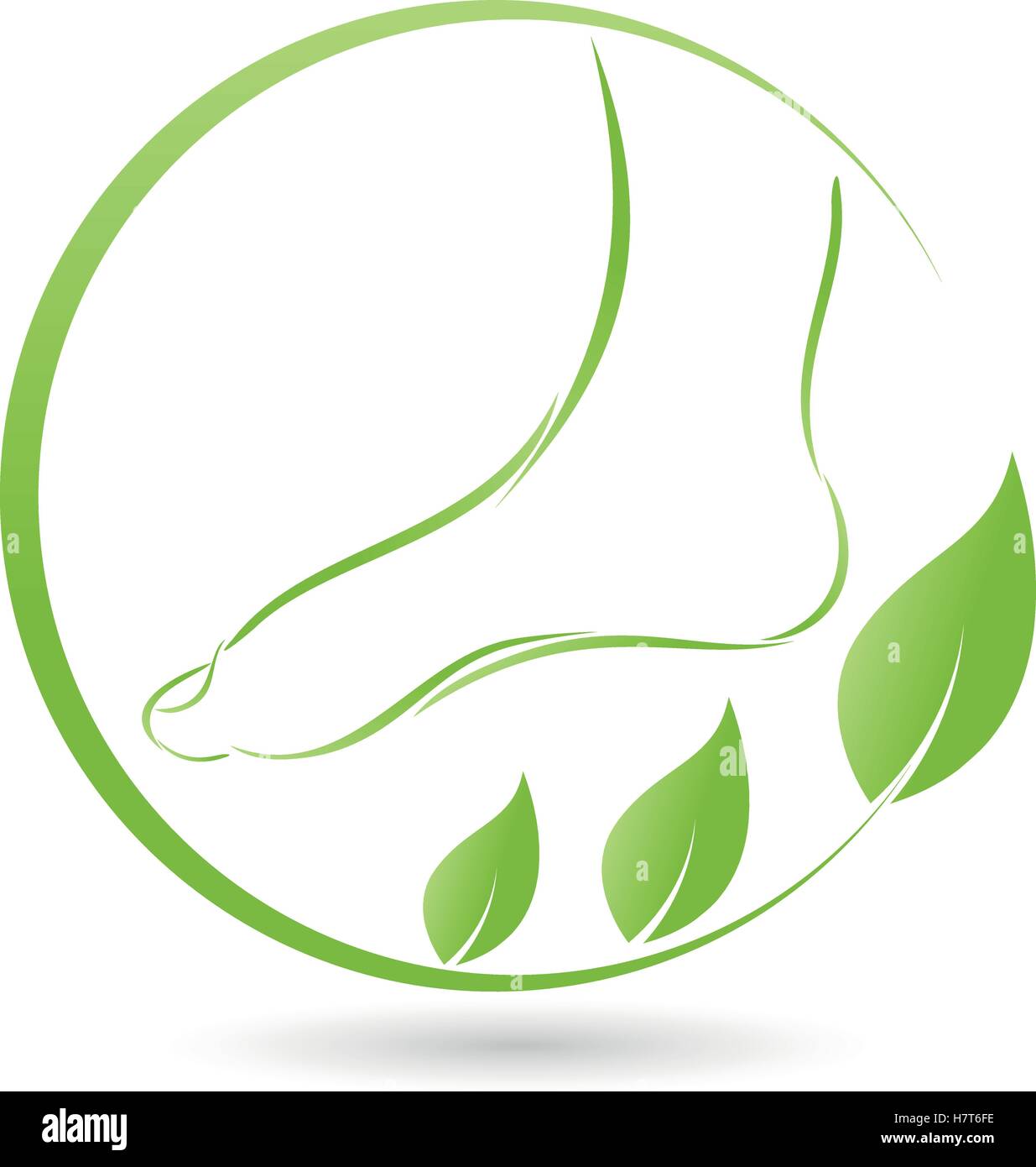 well being, wellbeing, leaves, foot, logogram, personal care, care of