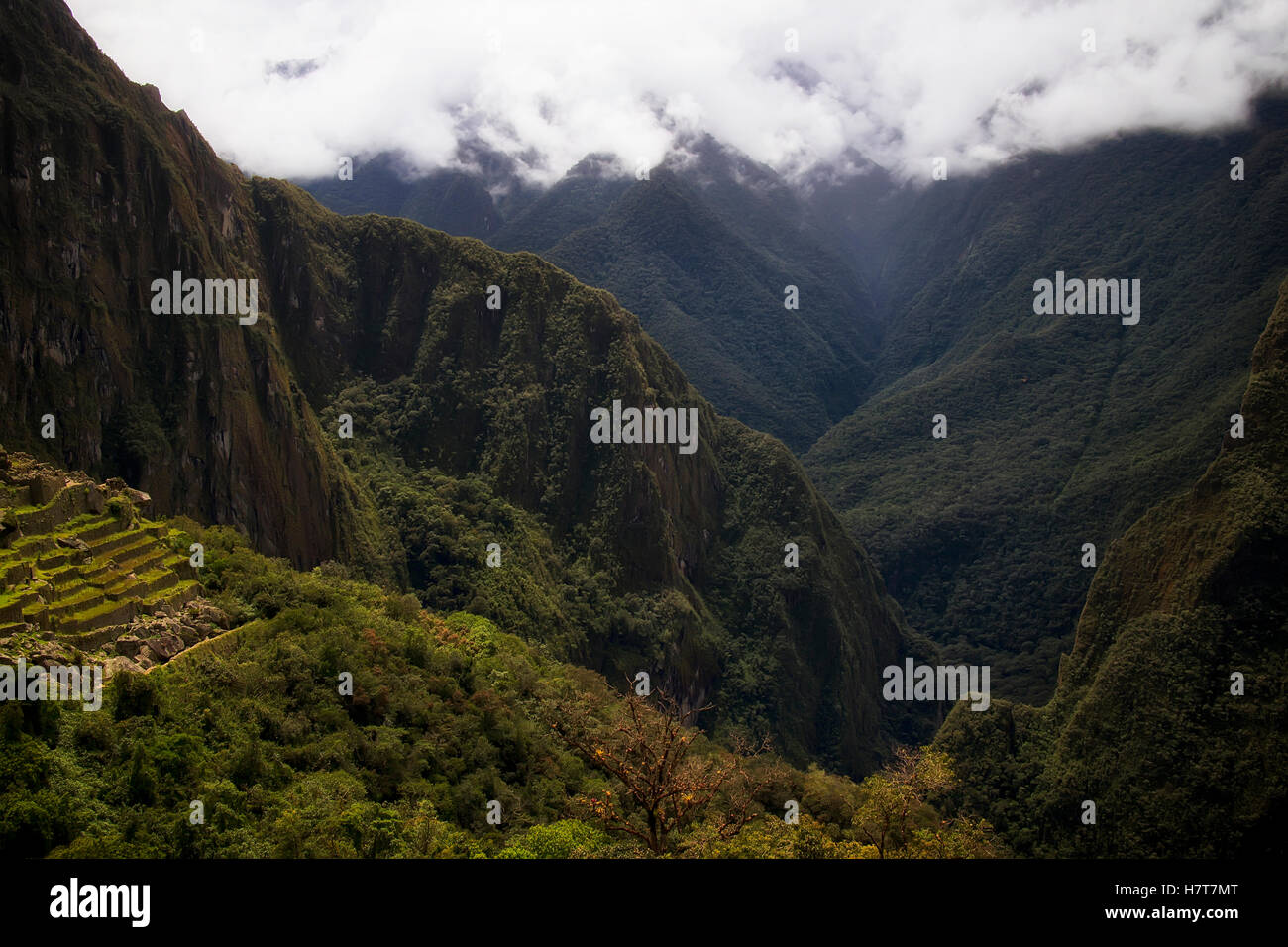 Machu picchu aerial view hi-res stock photography and images - Alamy