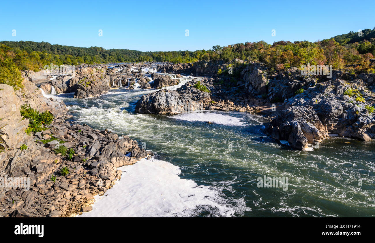 Great Falls Park Stock Photo Alamy
