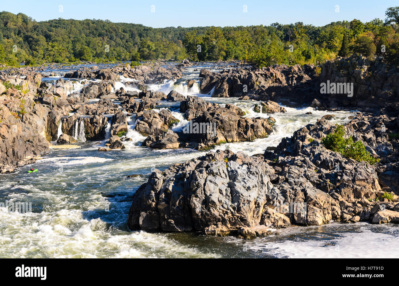 Great Falls Park Stock Photo Alamy