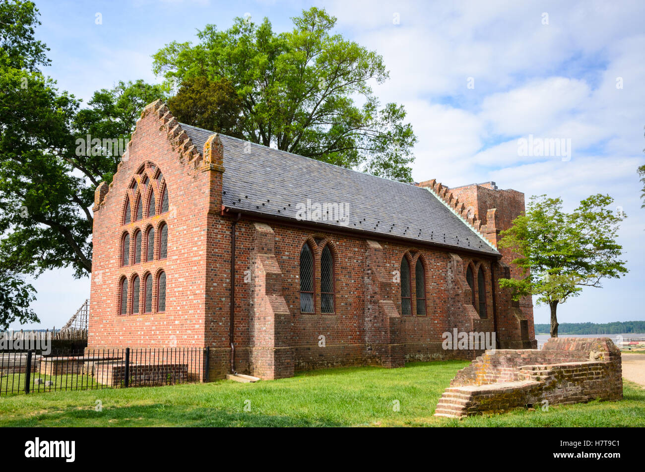 Jamestown National Historic Site Stock Photo Alamy
