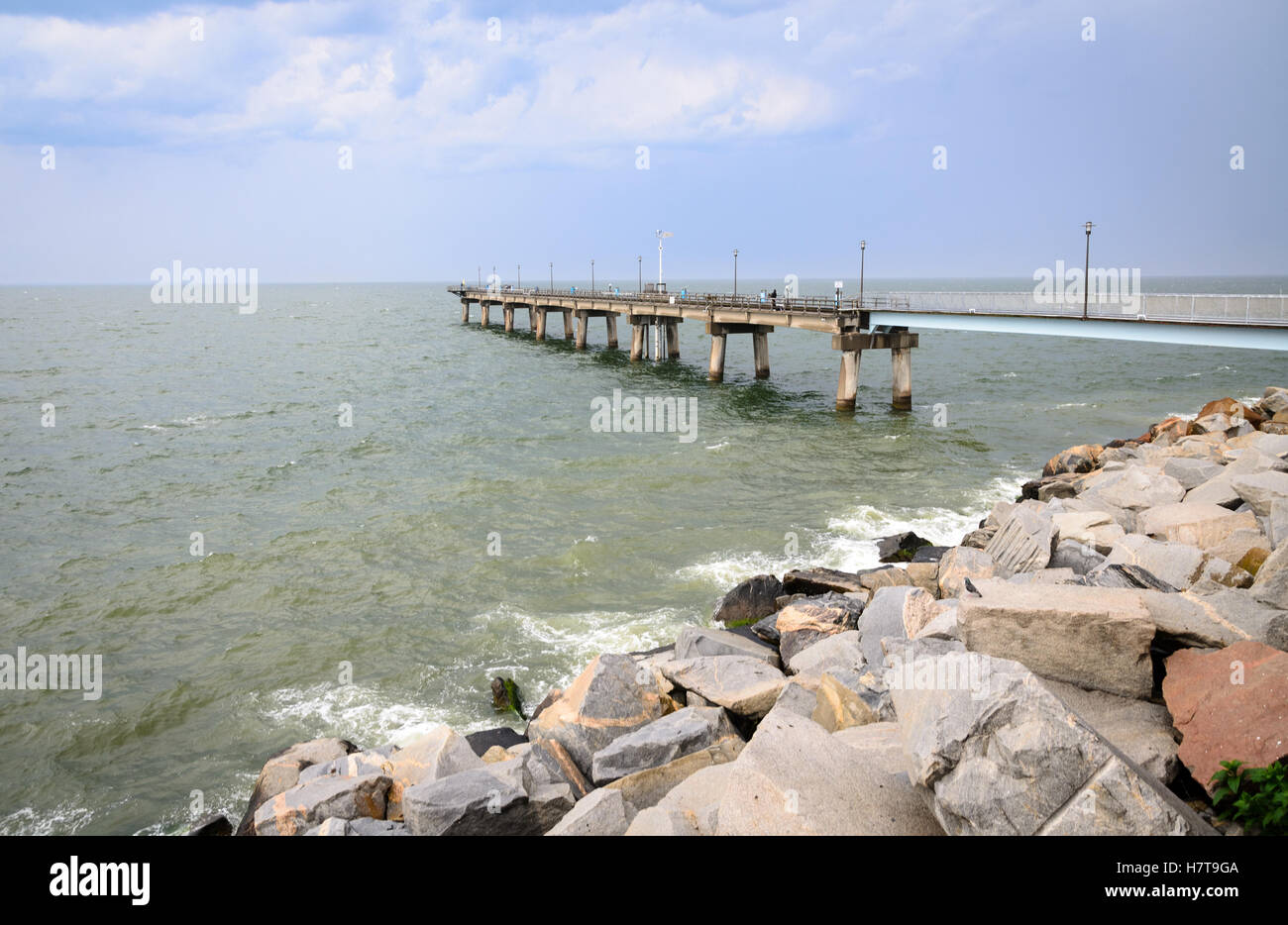 Chesapeake Bay Bridge Stock Photo