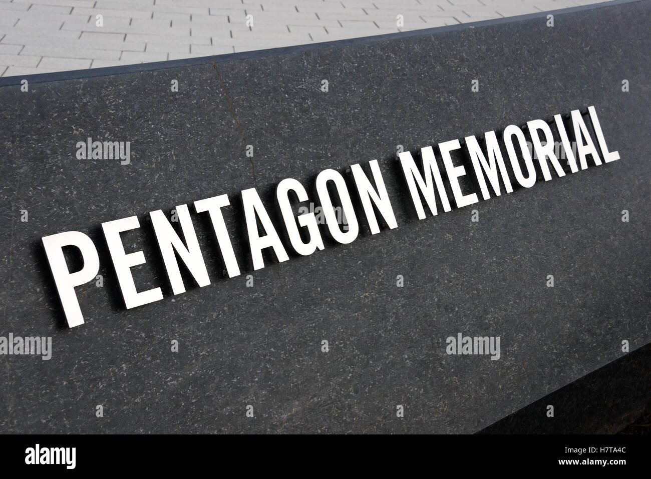 Pentagon Memorial Stock Photo