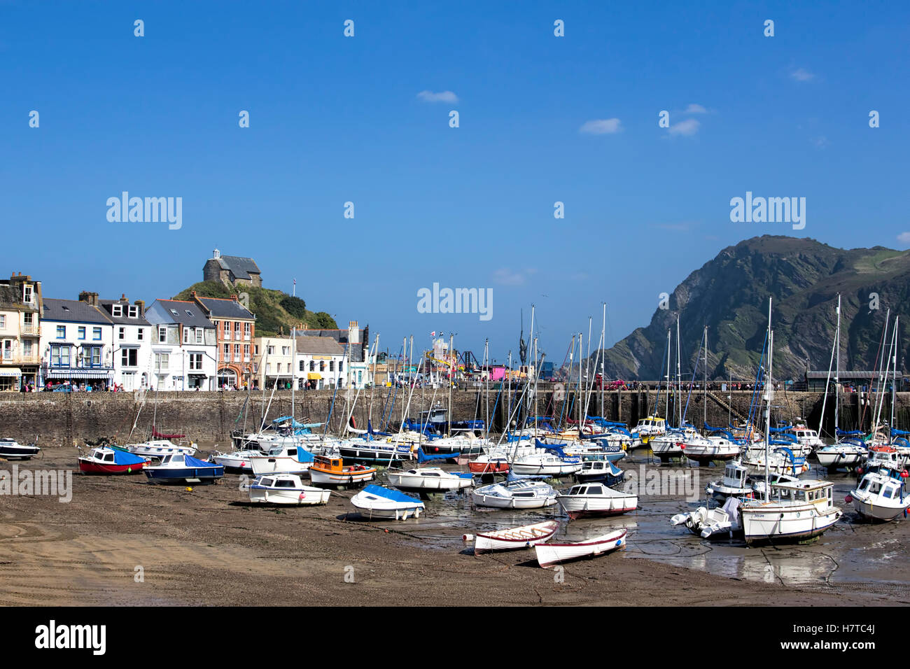 The harbour at Ilfracombe North Devon England UK Stock Photo