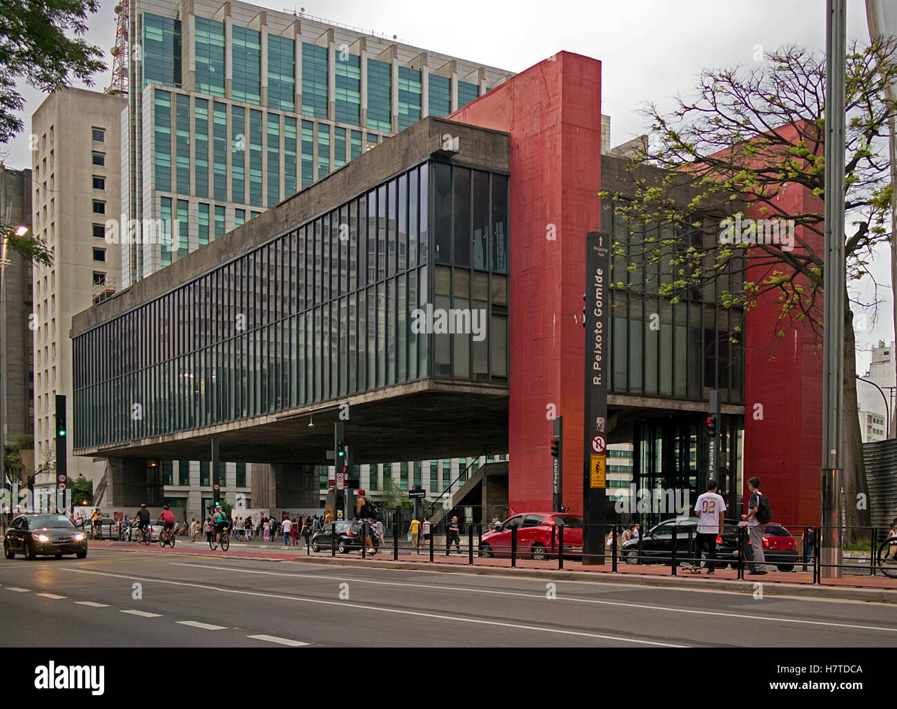 Museum Of Art Of Sao Paulo Masp Is The Famous Spot In Paulista Avenue Museum Of Art Of Sao Paulo Masp Is The Famous Spot In Paulista Avenue