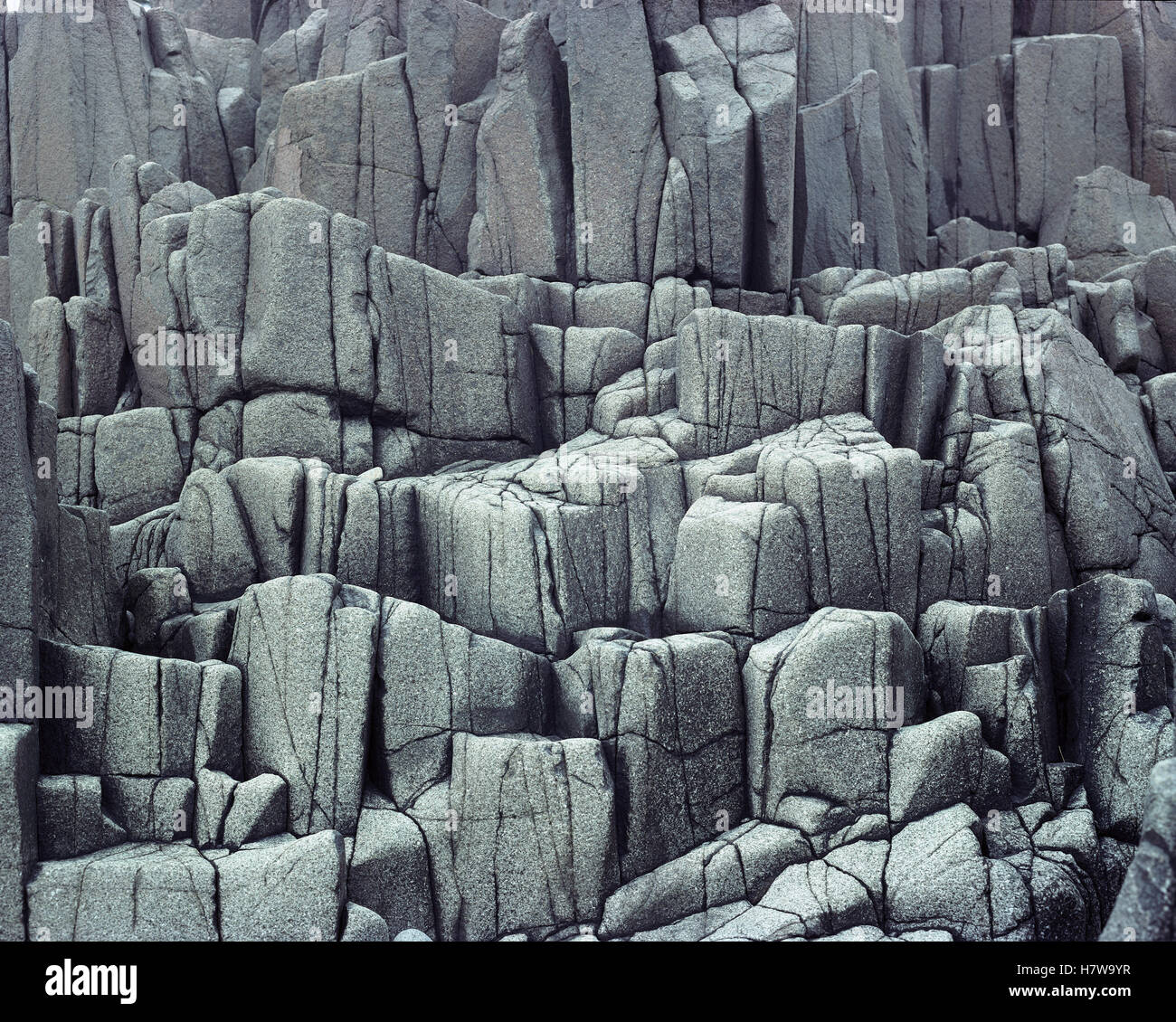 Columnar basalt, Brier Island, Nova Scotia, Canada Stock Photo - Alamy